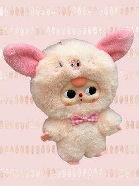 Baby Three PIG CONFIRMED Mini Animal World Plush Pendant BB3 Blind Box Bag Charm